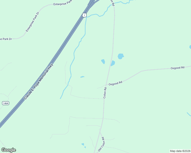 map of restaurants, bars, coffee shops, grocery stores, and more near 3133 Colon Road in Sanford