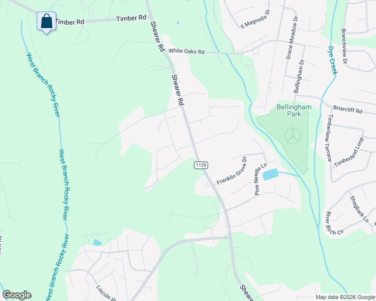 map of restaurants, bars, coffee shops, grocery stores, and more near 118 Suggs Mill Drive in Mooresville
