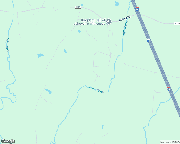 map of restaurants, bars, coffee shops, grocery stores, and more near 882 Teresa Way in Asheboro
