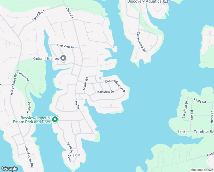 map of restaurants, bars, coffee shops, grocery stores, and more near 106 Osprey Road in Mooresville
