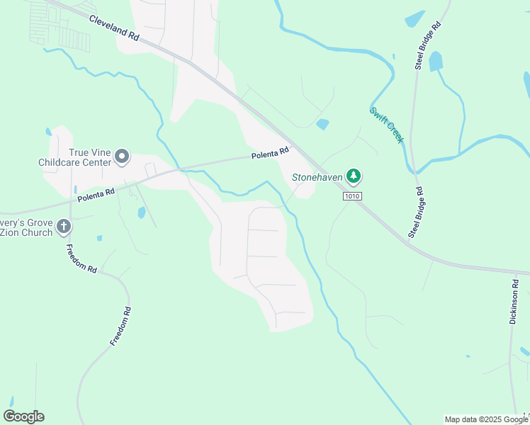map of restaurants, bars, coffee shops, grocery stores, and more near 183 Carriage Creek Drive in Smithfield