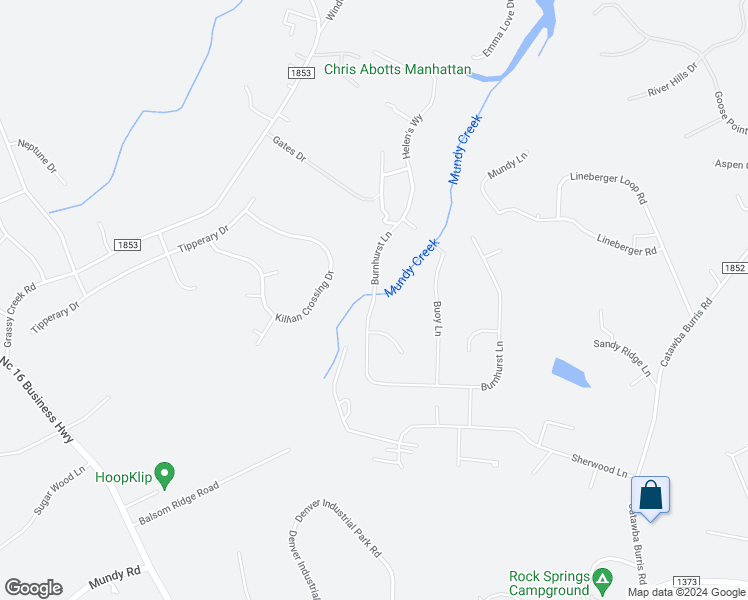 map of restaurants, bars, coffee shops, grocery stores, and more near 6022 Burnhurst Lane in Denver