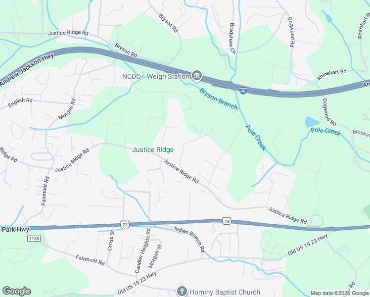 map of restaurants, bars, coffee shops, grocery stores, and more near 33 Justice Ridge Terrace in Candler
