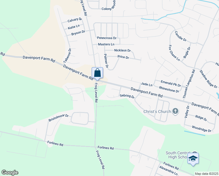 map of restaurants, bars, coffee shops, grocery stores, and more near 928 Selwood Lane in Winterville