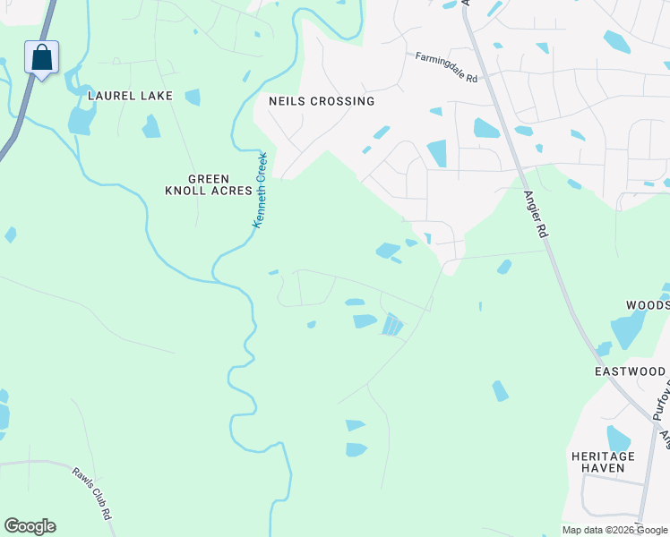 map of restaurants, bars, coffee shops, grocery stores, and more near 1501 Rogers Road in Fuquay-Varina