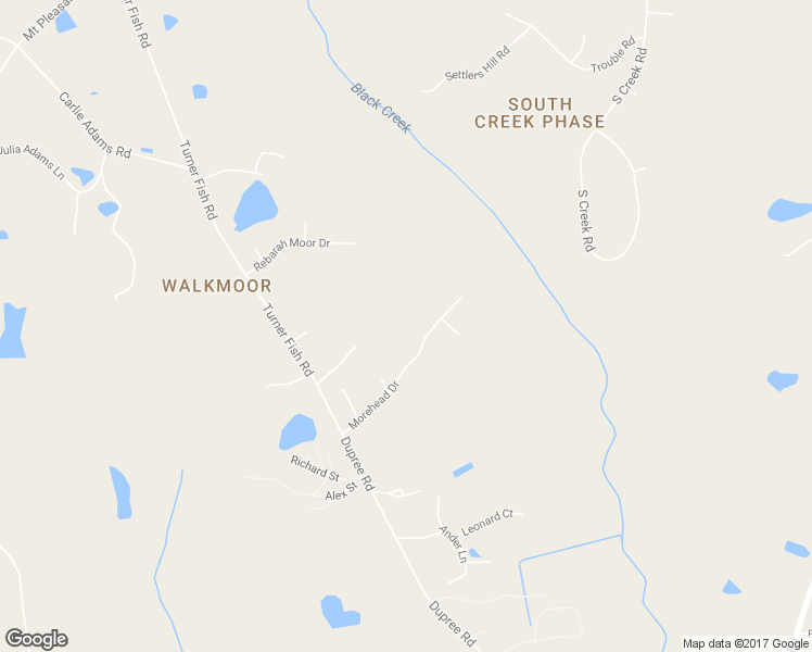 map of restaurants, bars, coffee shops, grocery stores, and more near 22 Morehead Drive in Johnston County