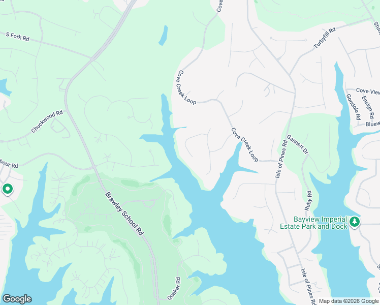 map of restaurants, bars, coffee shops, grocery stores, and more near 143 North Shore Drive in Mooresville