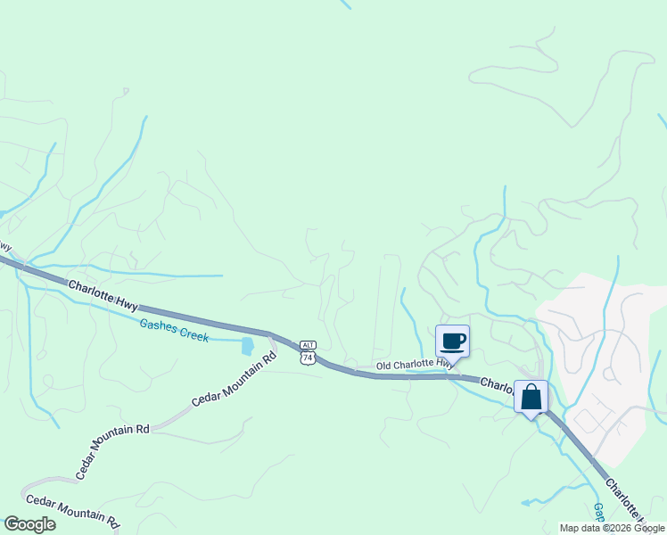 map of restaurants, bars, coffee shops, grocery stores, and more near 75 Winding Ridge Road in Asheville