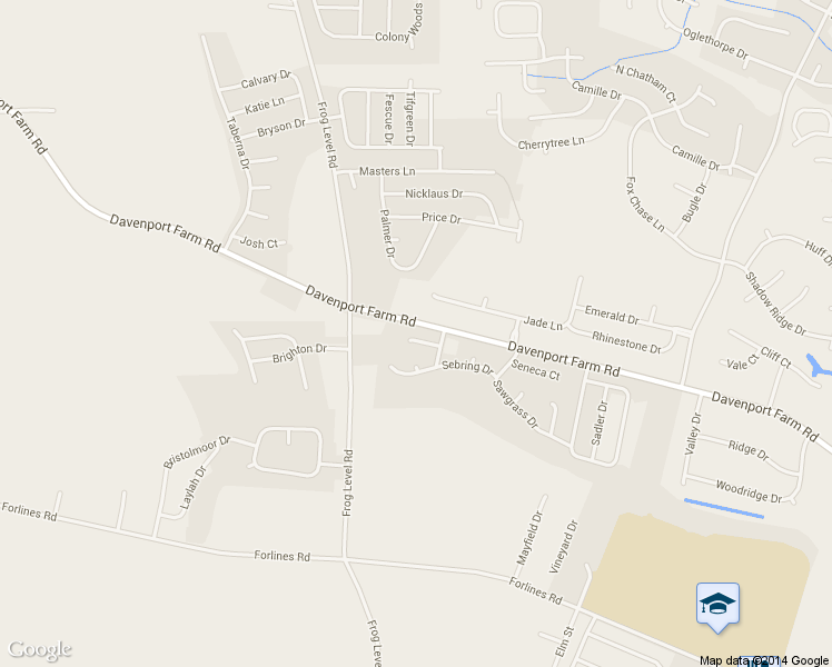 map of restaurants, bars, coffee shops, grocery stores, and more near 916 Selwood Ln in Winterville