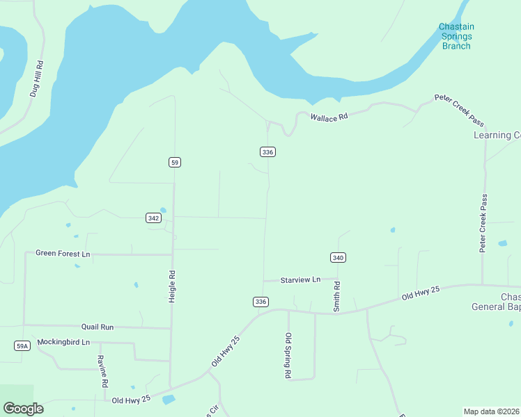 map of restaurants, bars, coffee shops, grocery stores, and more near 175 Wallace Road in Tumbling Shoals
