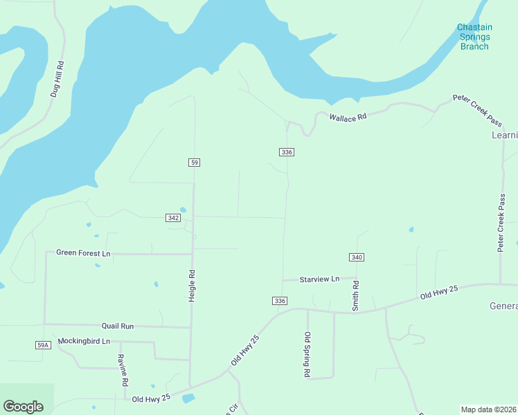 map of restaurants, bars, coffee shops, grocery stores, and more near 109 Oakwood Drive in Tumbling Shoals