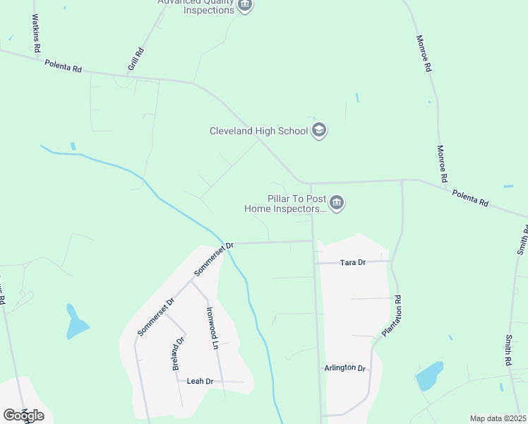 map of restaurants, bars, coffee shops, grocery stores, and more near 1112 Bennent Drive in Clayton