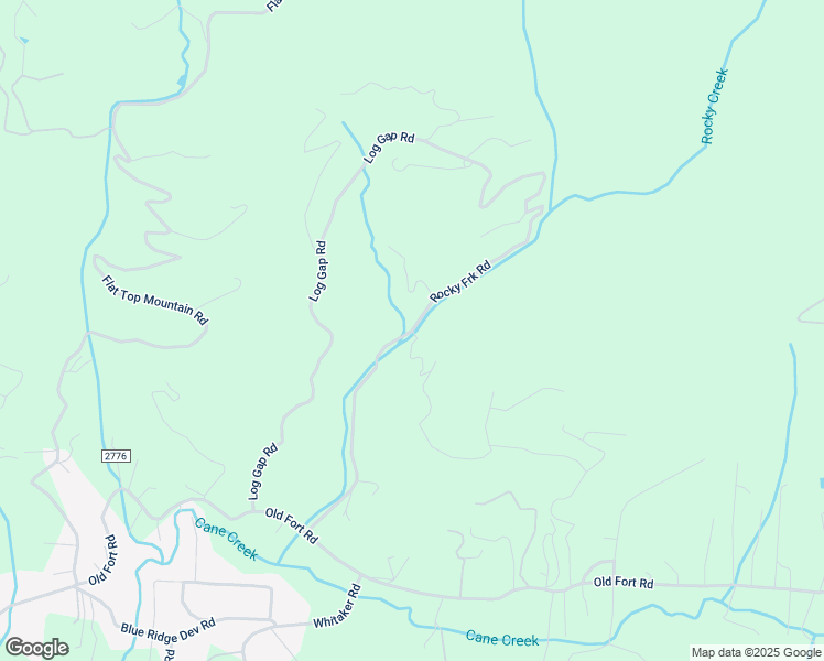 map of restaurants, bars, coffee shops, grocery stores, and more near Rocky Fork Road in Buncombe County