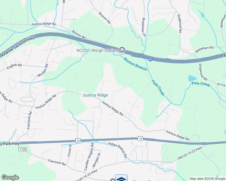map of restaurants, bars, coffee shops, grocery stores, and more near 33 Justice Ridge Terrace in Candler