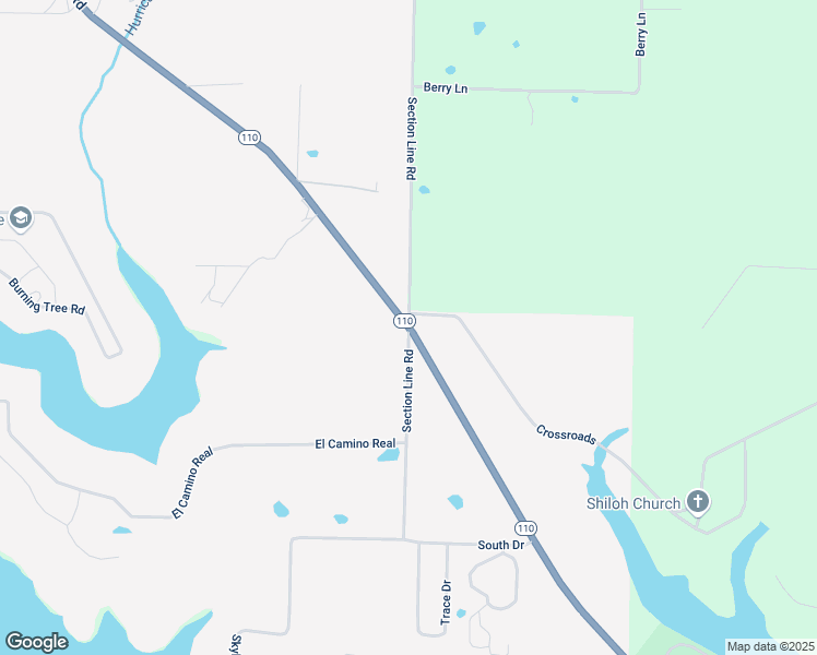 map of restaurants, bars, coffee shops, grocery stores, and more near Shiloh Road in Greers Ferry