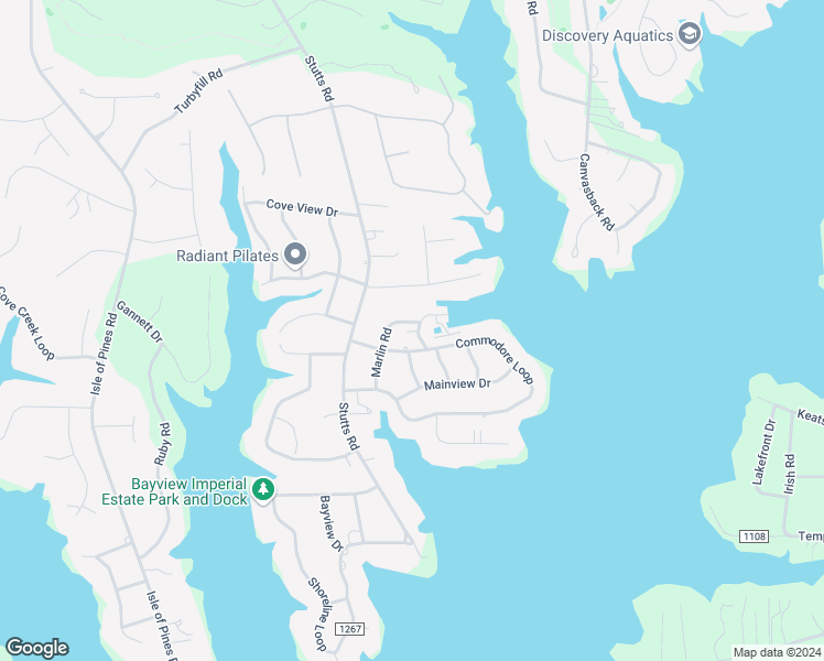 map of restaurants, bars, coffee shops, grocery stores, and more near 115 Bowfin Circle in Mooresville
