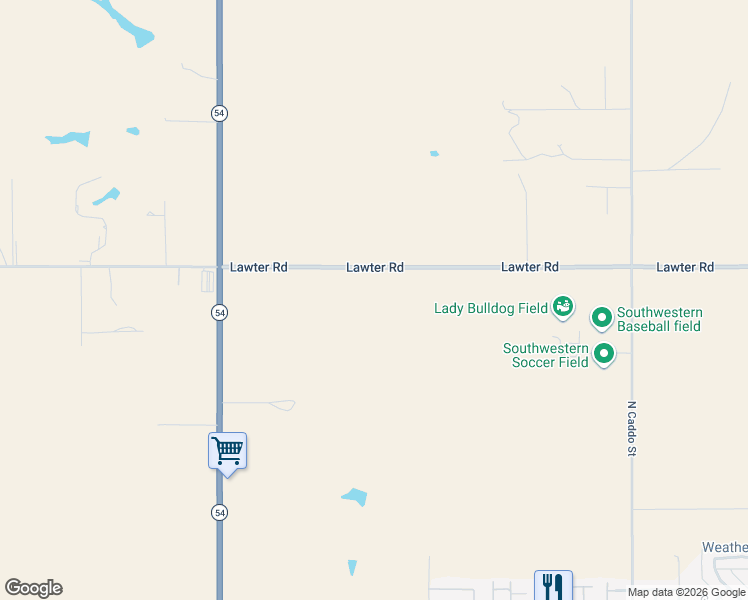 map of restaurants, bars, coffee shops, grocery stores, and more near in Weatherford