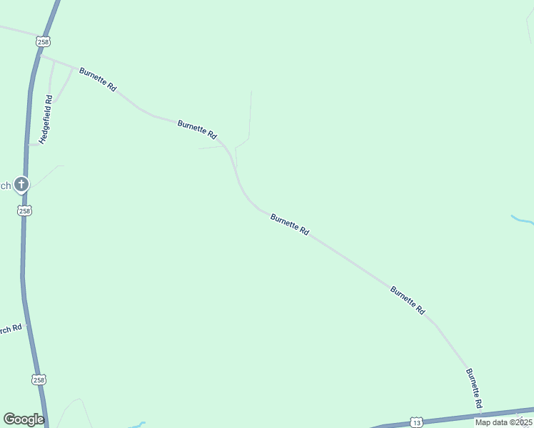 map of restaurants, bars, coffee shops, grocery stores, and more near Burnette Road in Greene County