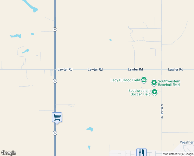 map of restaurants, bars, coffee shops, grocery stores, and more near in Weatherford