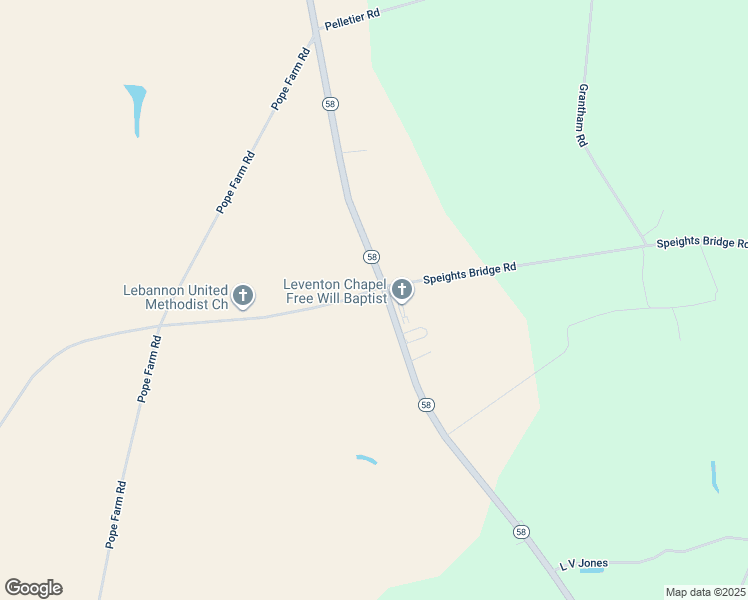 map of restaurants, bars, coffee shops, grocery stores, and more near 9227 North Carolina 58 in Stantonsburg