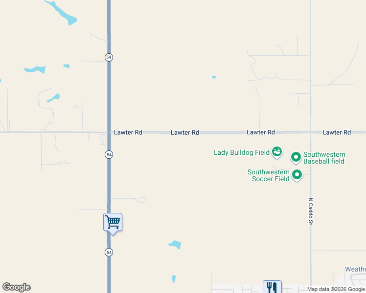 map of restaurants, bars, coffee shops, grocery stores, and more near in Weatherford