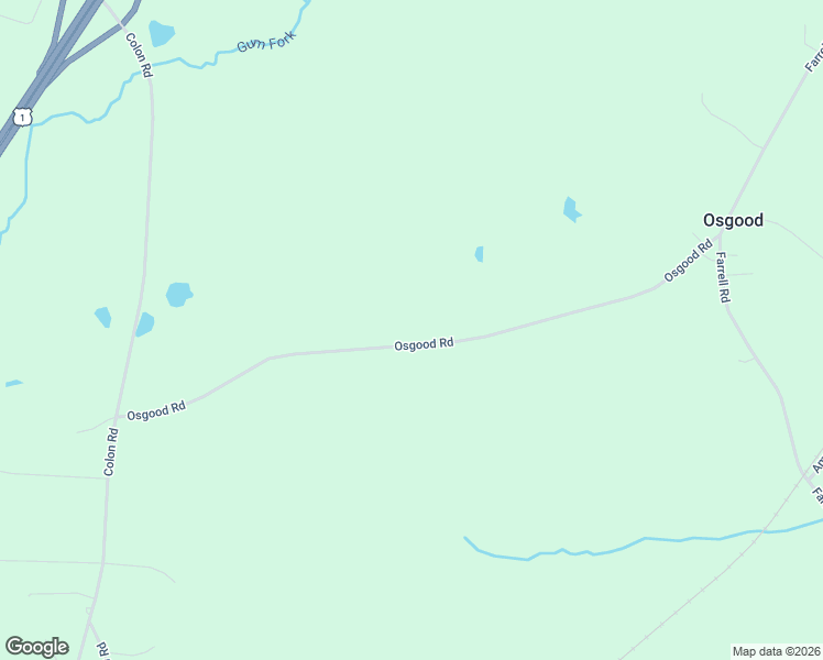 map of restaurants, bars, coffee shops, grocery stores, and more near 683 Osgood Road in Sanford