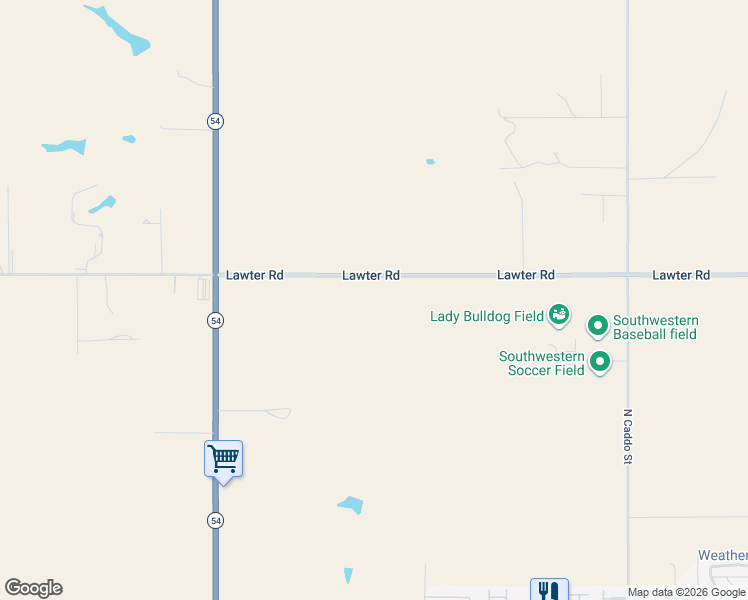 map of restaurants, bars, coffee shops, grocery stores, and more near in Weatherford