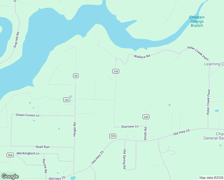 map of restaurants, bars, coffee shops, grocery stores, and more near 175 Wallace Road in Tumbling Shoals