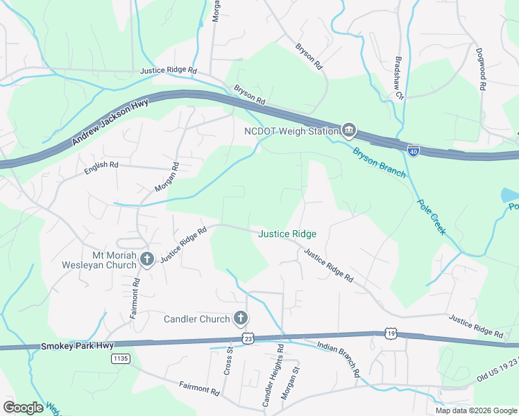 map of restaurants, bars, coffee shops, grocery stores, and more near 234 Justice Ridge Road in Candler