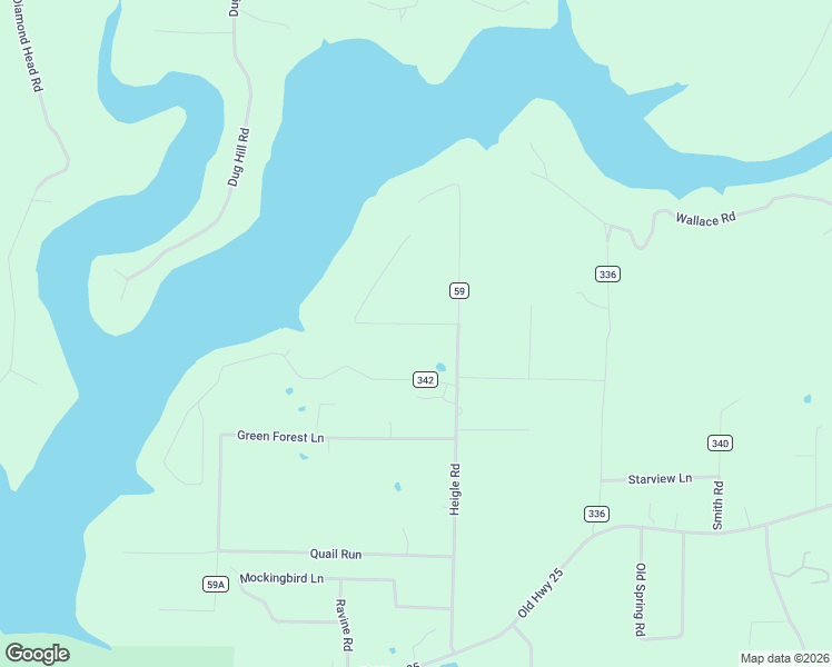 map of restaurants, bars, coffee shops, grocery stores, and more near 44 Harrelson Road in Tumbling Shoals