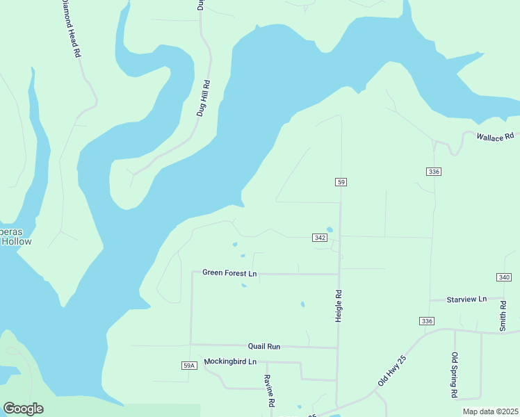 map of restaurants, bars, coffee shops, grocery stores, and more near 125 Harrelson Road in Tumbling Shoals