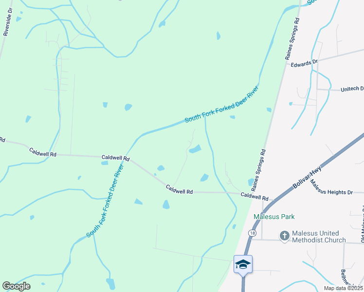 map of restaurants, bars, coffee shops, grocery stores, and more near 229 Caldwell Road in Jackson