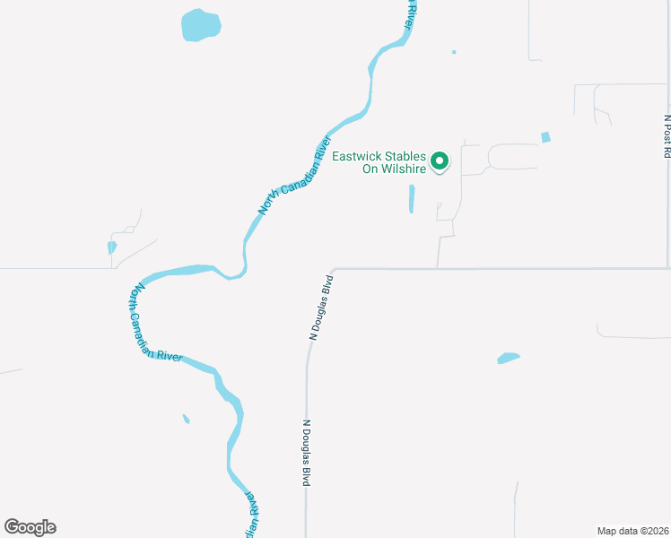 map of restaurants, bars, coffee shops, grocery stores, and more near 14700 North Douglas Boulevard in Jones