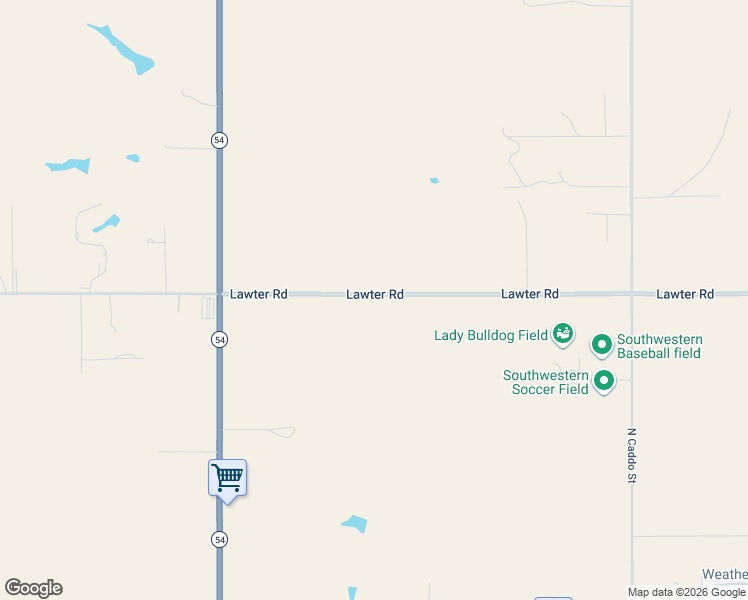map of restaurants, bars, coffee shops, grocery stores, and more near 24075 Lawter Road in Weatherford