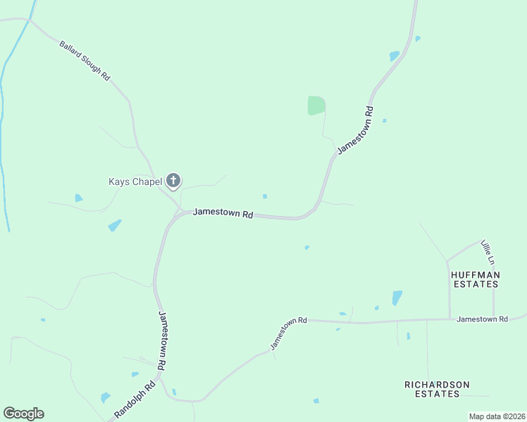 map of restaurants, bars, coffee shops, grocery stores, and more near 3115 Jamestown Road in Burlison