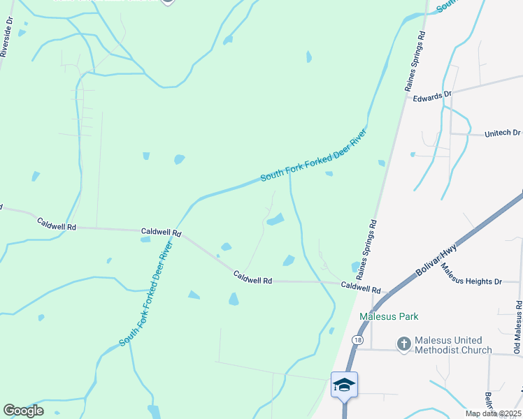 map of restaurants, bars, coffee shops, grocery stores, and more near 229 Caldwell Road in Jackson