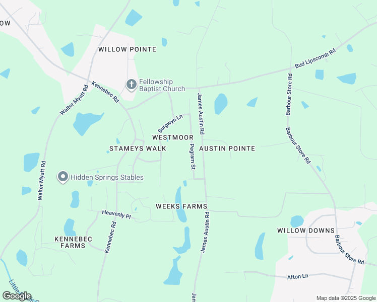 map of restaurants, bars, coffee shops, grocery stores, and more near 7752 Pegram Street in Wake County