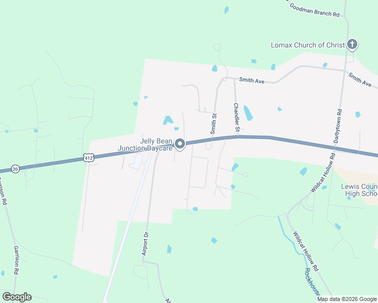 map of restaurants, bars, coffee shops, grocery stores, and more near 106 Totty Drive in Hohenwald