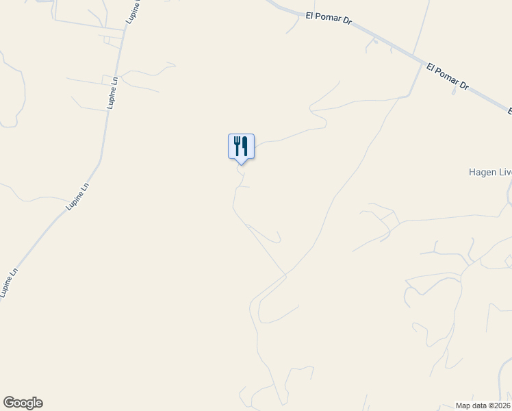 map of restaurants, bars, coffee shops, grocery stores, and more near 705 Sequoia Lane in Templeton