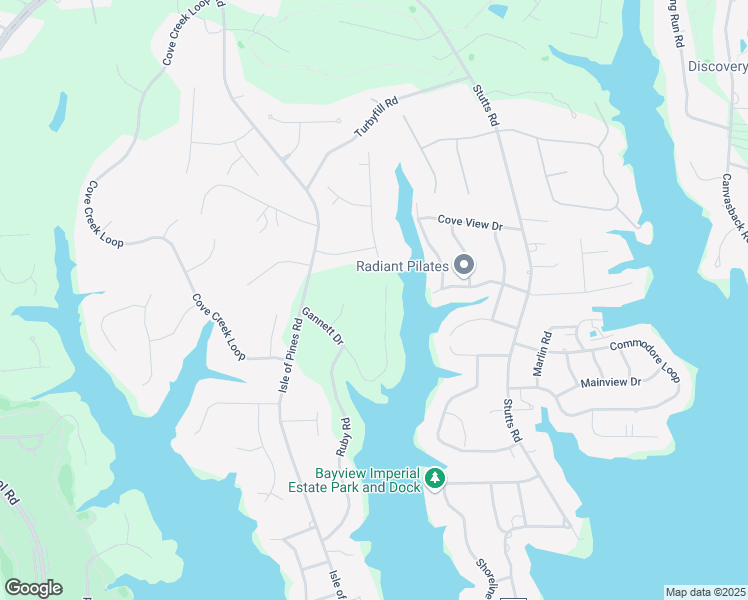 map of restaurants, bars, coffee shops, grocery stores, and more near 215 Gannett Road in Mooresville
