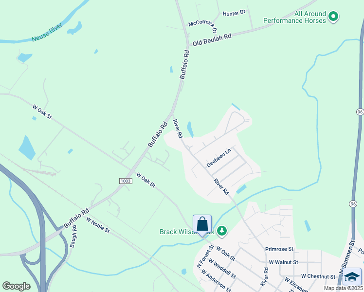 map of restaurants, bars, coffee shops, grocery stores, and more near 1209 River Road in Selma