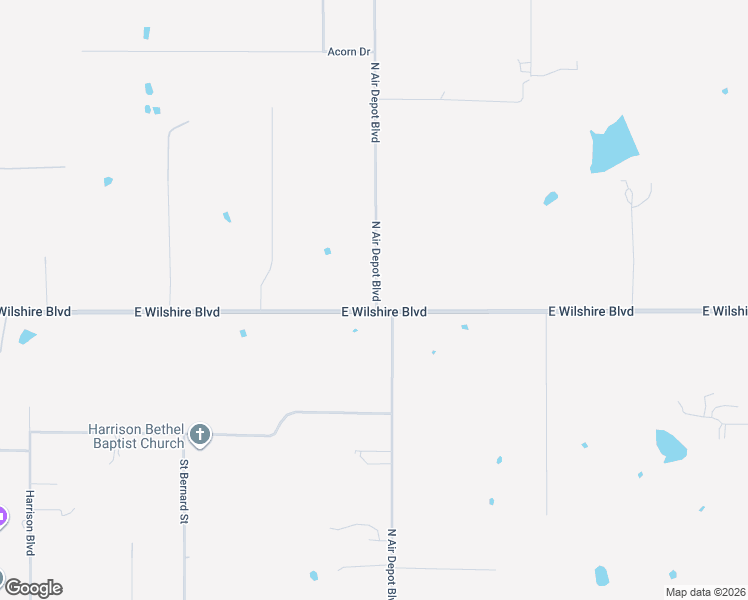 map of restaurants, bars, coffee shops, grocery stores, and more near 7938 North Air Depot Boulevard in Oklahoma City