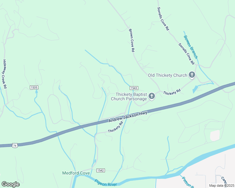 map of restaurants, bars, coffee shops, grocery stores, and more near 94 Moody Ridge Road in Clyde
