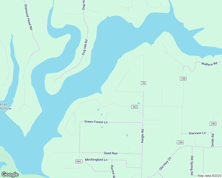 map of restaurants, bars, coffee shops, grocery stores, and more near 125 Harrelson Road in Tumbling Shoals