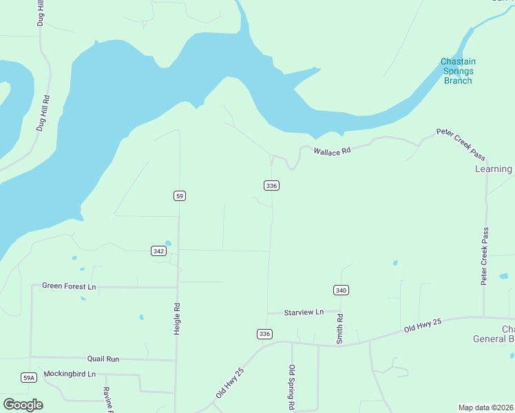 map of restaurants, bars, coffee shops, grocery stores, and more near 225 Wallace Road in Tumbling Shoals