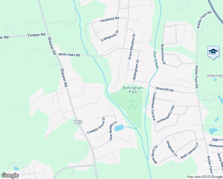 map of restaurants, bars, coffee shops, grocery stores, and more near 117 Sherman Oaks in Mooresville