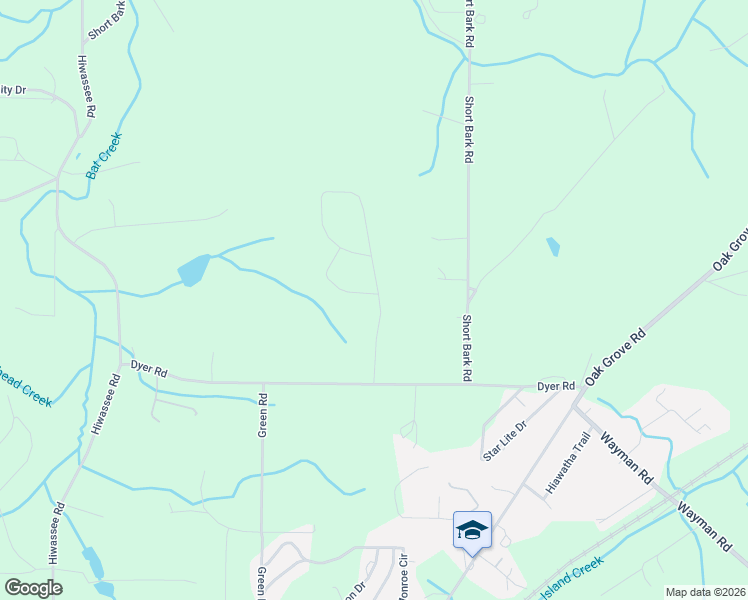 map of restaurants, bars, coffee shops, grocery stores, and more near 103 Springview Cove in Madisonville