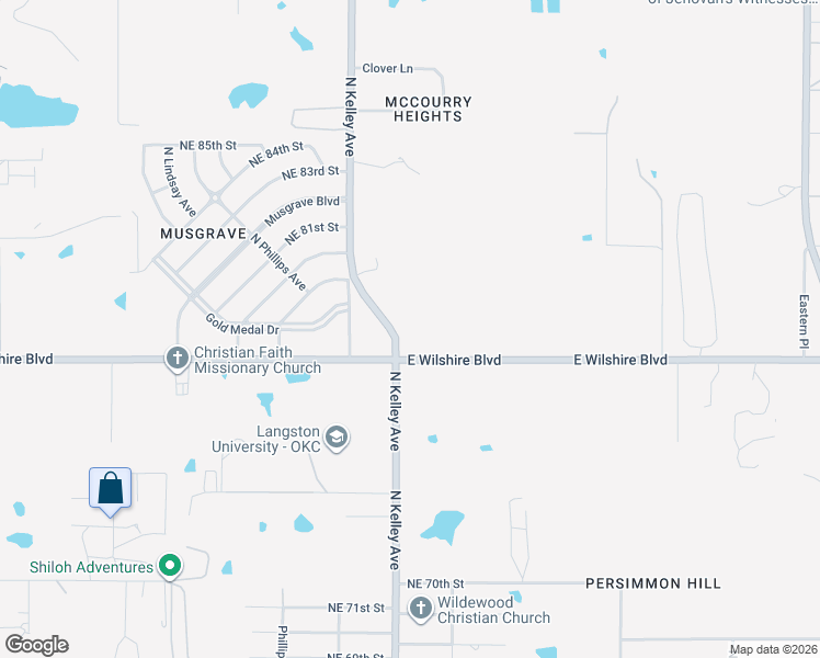 map of restaurants, bars, coffee shops, grocery stores, and more near in Oklahoma City