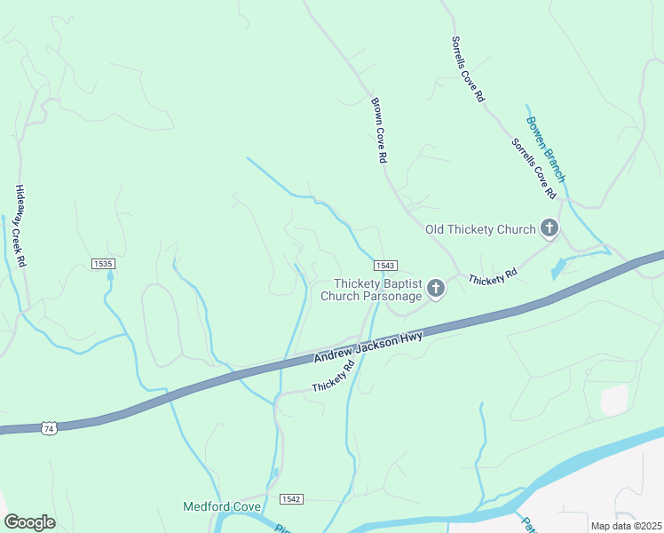 map of restaurants, bars, coffee shops, grocery stores, and more near 94 Moody Ridge Road in Clyde
