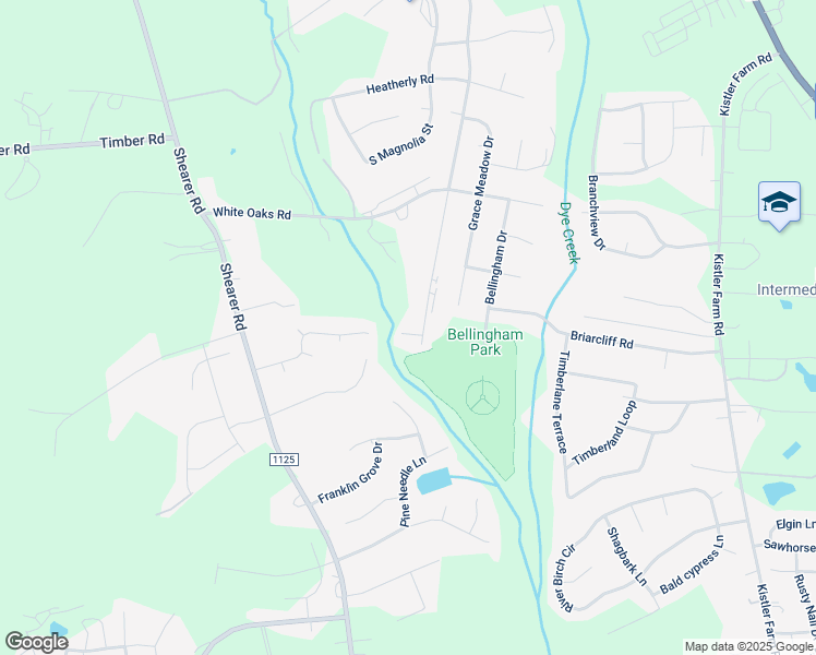 map of restaurants, bars, coffee shops, grocery stores, and more near 116 Sherman Oaks in Mooresville